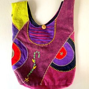 Made in Nepal | Boho Crossbody Shoulder Bag